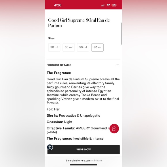 GOOD GIRL, FLOWERBOMB, CHANEL Gabrielle, Chloe L’eau 6 perfume samples - Picture 5 of 8